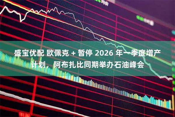 盛宝优配 欧佩克 + 暂停 2026 年一季度增产计划，阿布扎比同期举办石油峰会